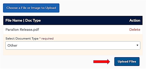 upload files